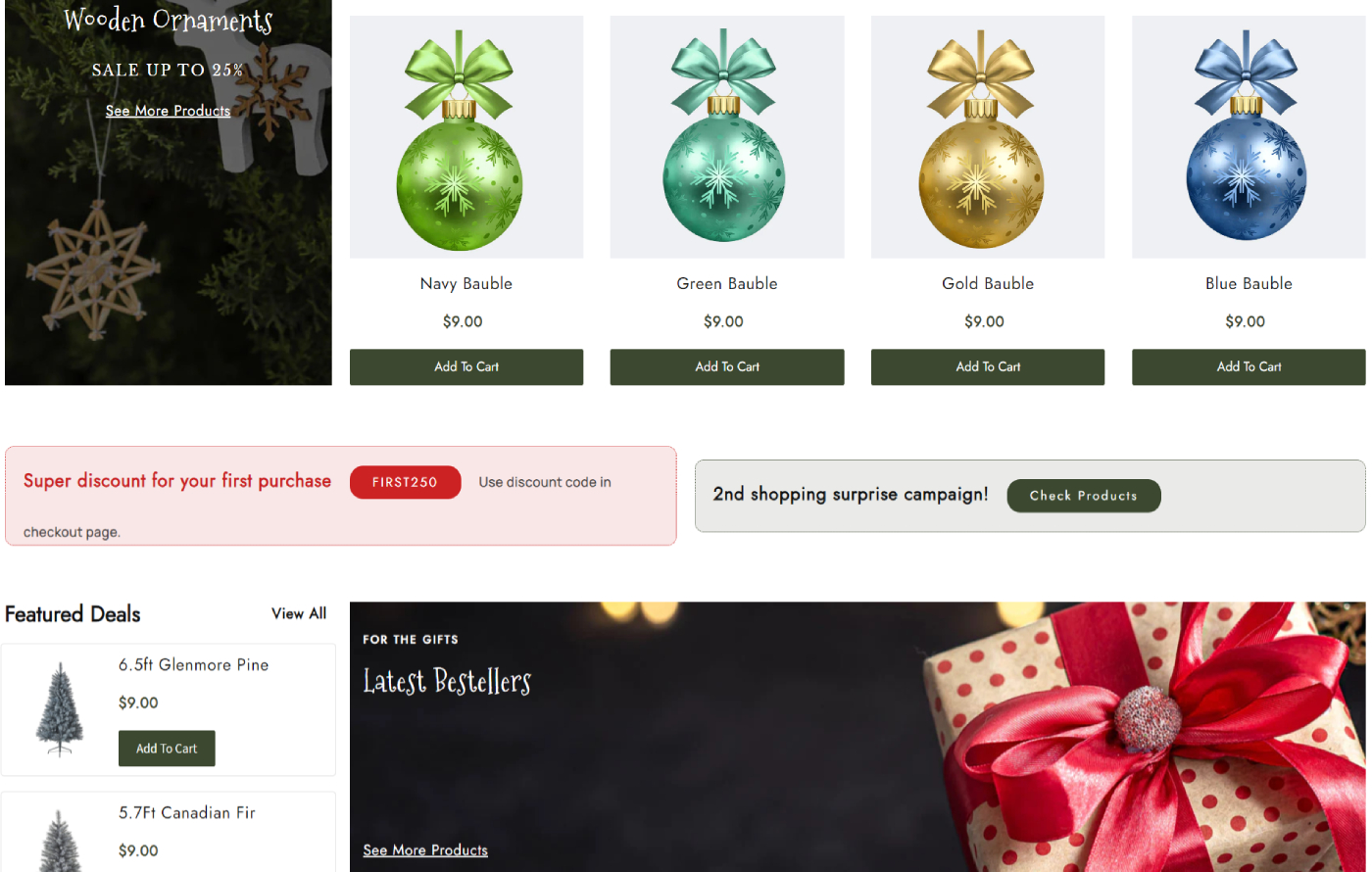 Noelify - Christmas Shopify template built by Pagefly