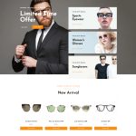 Optikify – Free Glasses Store Shopify template built by Pagefly