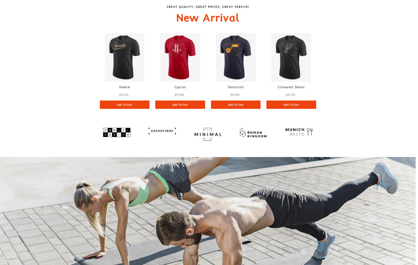 Sportswearify - Free Sportswear Shopify template built by Pagefly
