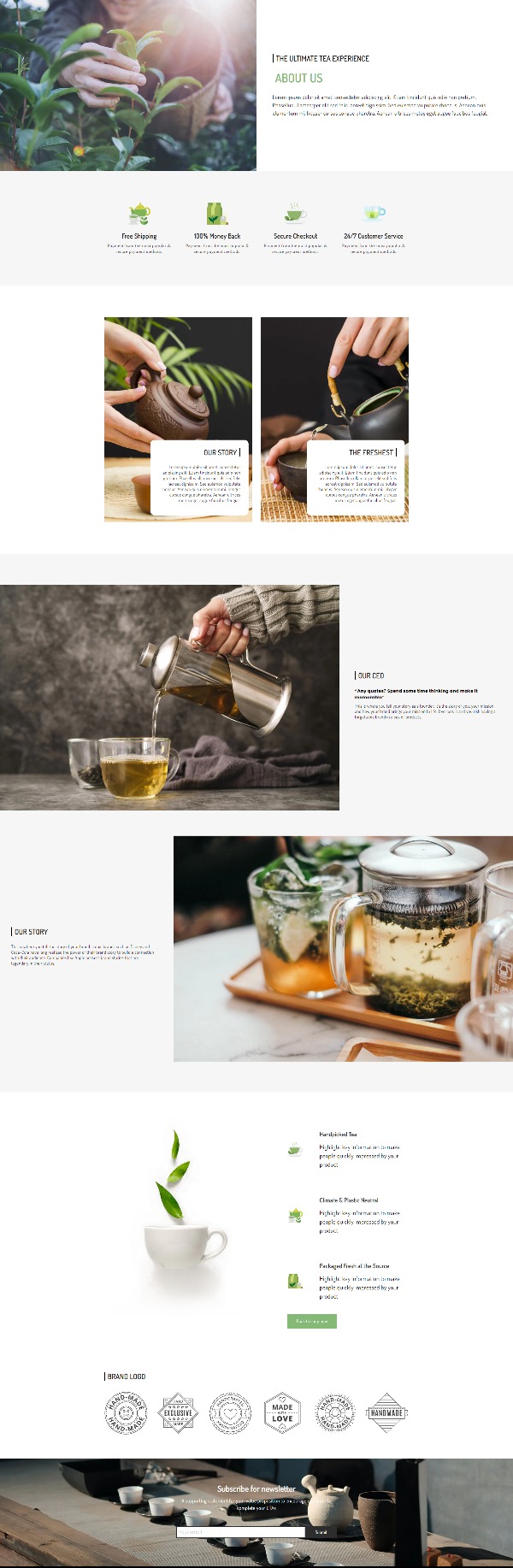 Teatify Premium - Multipage Tea Coffee Shopify template