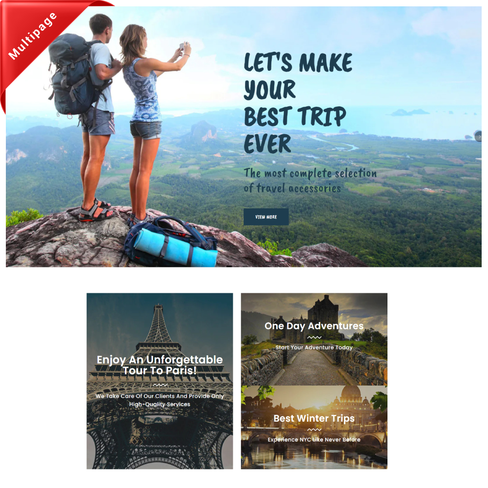 Tourify Premium - Multipage Tour Travel Shopify template