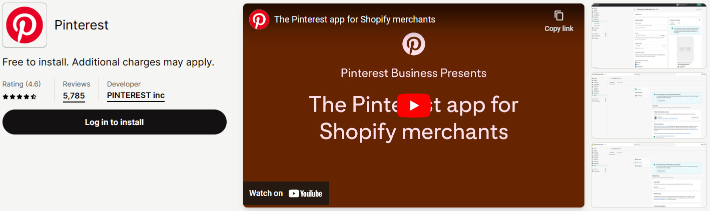 Pinterest Shopify Apps 1