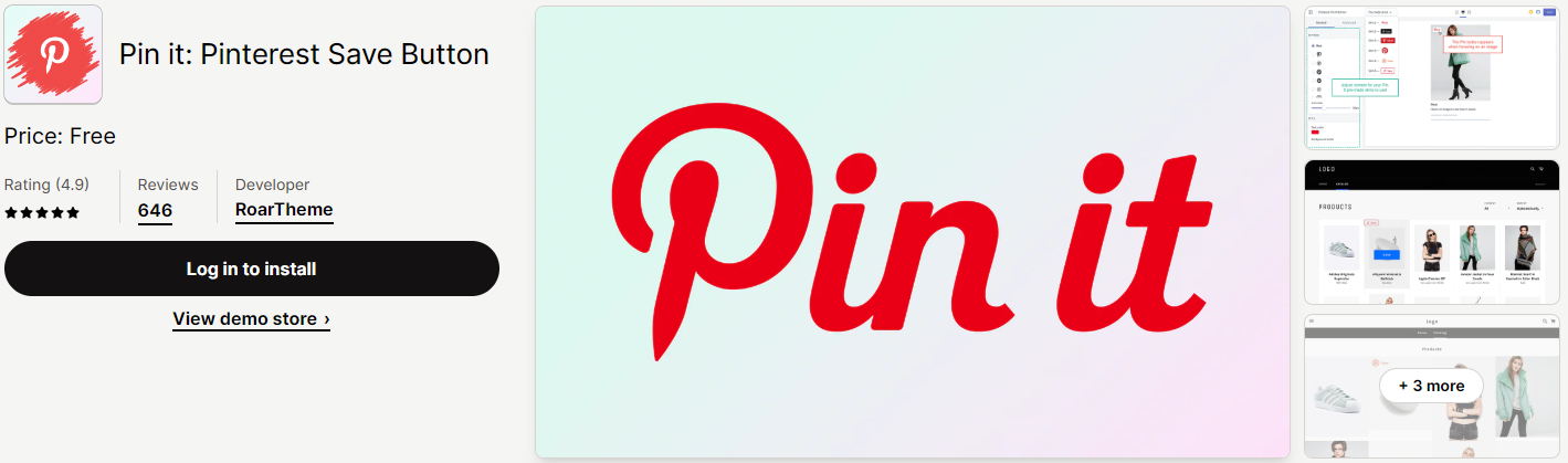 Pinterest Shopify Apps 2
