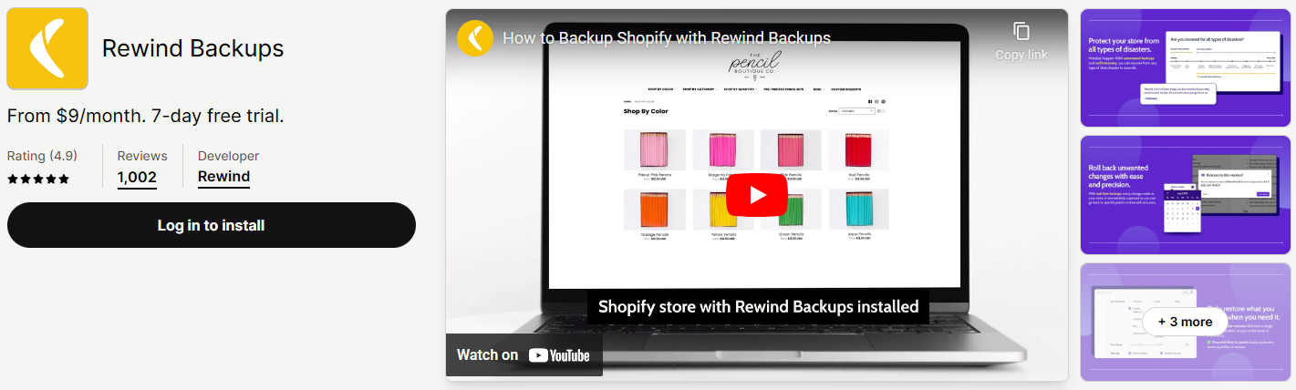 Shopify Backup Apps 1