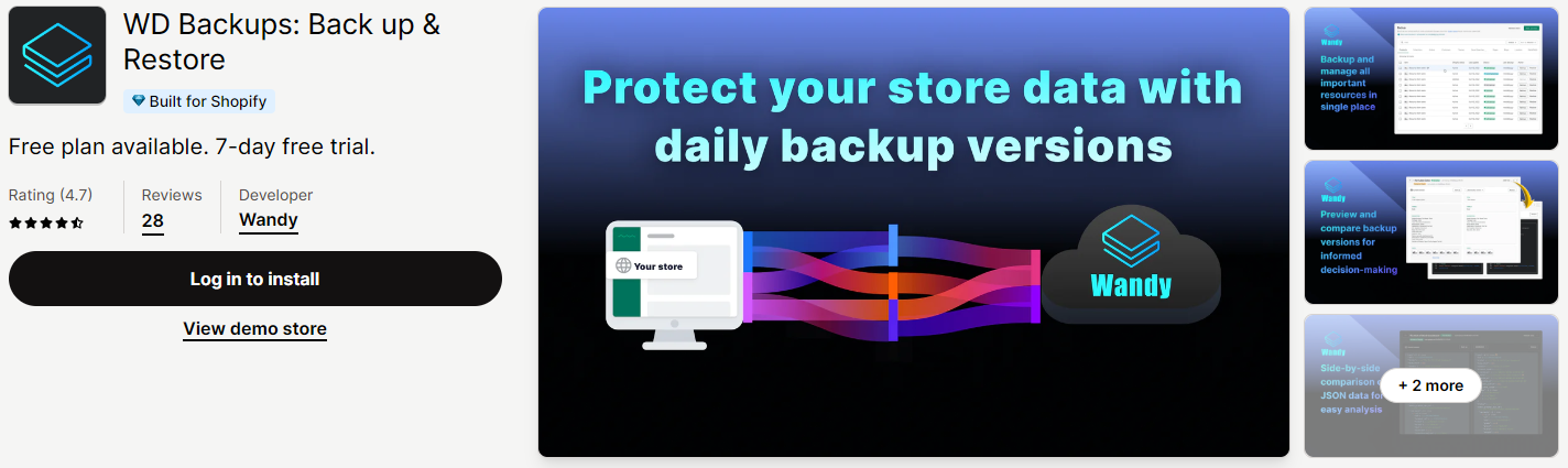 Shopify Backup Apps 5