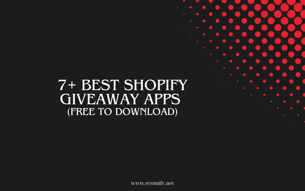 shopify giveaway app