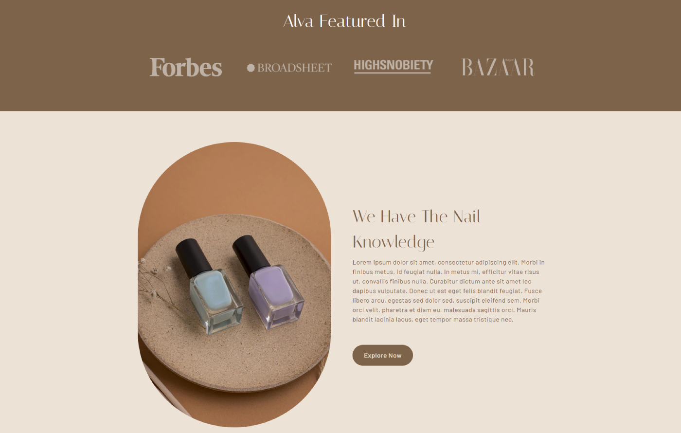 Nailify - Beauty Salon Shopify template built by Pagefly